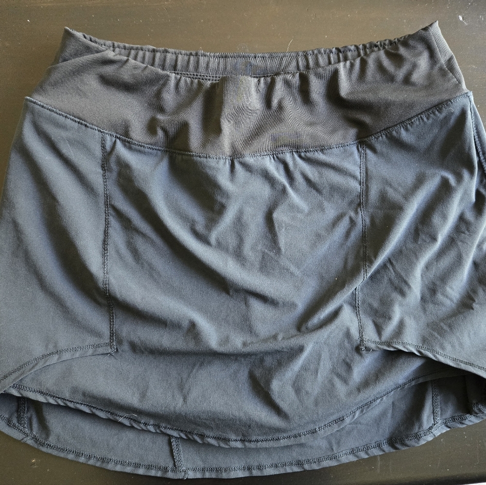 Oiselle running skirt black 6